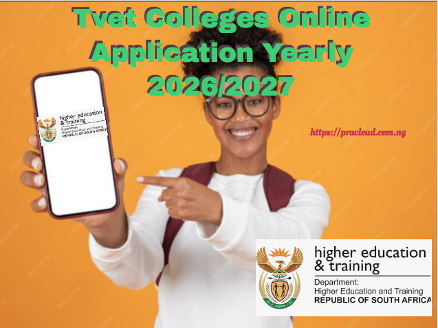 Tvet Colleges Online Application Yearly 2026/2027
