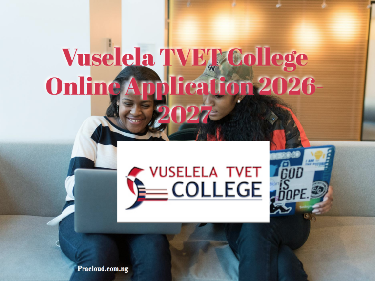 Vuselela TVET College Online Application 2026-2027