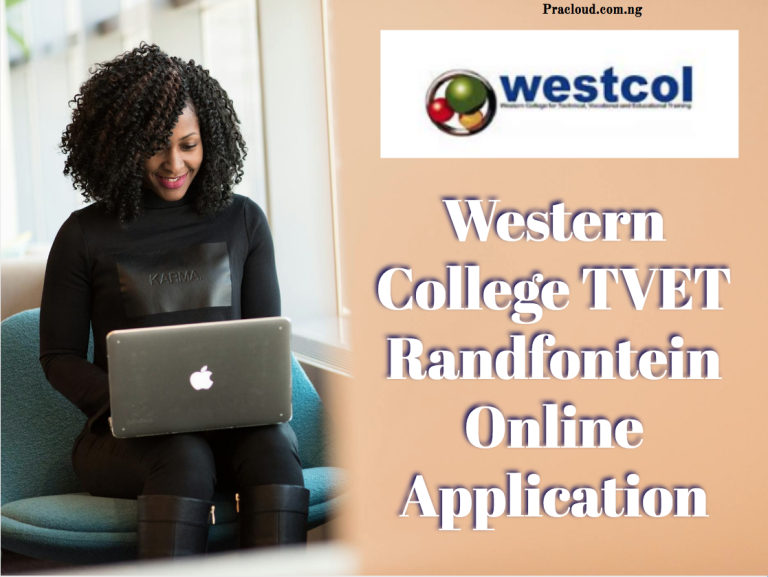 Western College TVET Randfontein Online Application