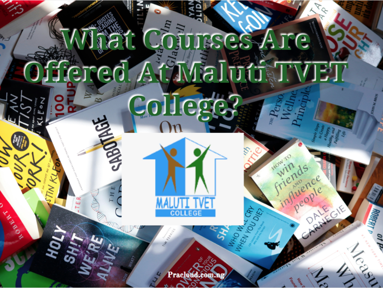 What Courses Are Offered At Maluti TVET College?