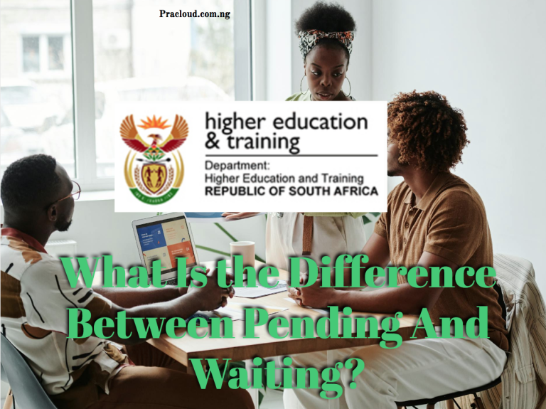 What Is the Difference Between Pending And Waiting?
